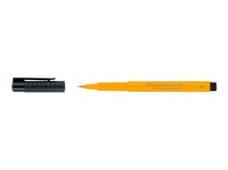 Feutre Faber-Castell - Pointe brush B - jaune chrome foncé - Pitt Artist Pen