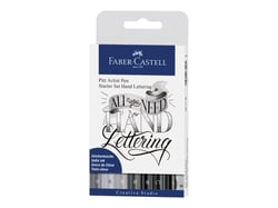 Set de démarrage feutres fineliners - Faber Castell - Pitt Artist Pens Lettering