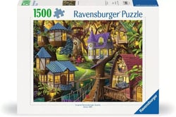 Puzzle 1500 pièces - Crépuscule à la cime des arbres