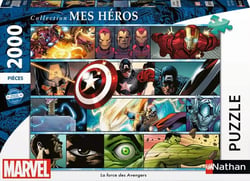 Nathan puzzle 2000 pièces - La force des Avengers / Marvel