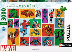 Nathan puzzle 3000 pièces - Retro Marvel