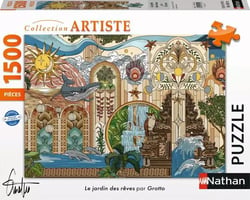 Nathan puzzle 1500 pièces - Le jardin des rêves