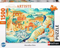 Nathan puzzle 1500 pièces - Merveilles d'Asie
