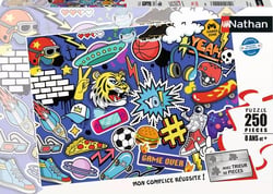 Puzzle 250 pièces - Nathan - Stickers & Graffitis