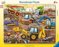 Puzzle cadre 30-48 pièces - Travail au chantier