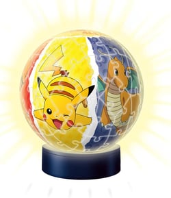 Puzzle 3D Ball illuminé 72 pièces - Pokémon