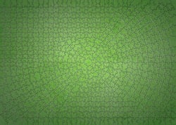 Puzzle 736 pièces - Kryptonic neon green