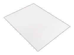 Plaque crepla épaisseur 2mm 30x40cm blanc