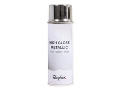 Rayher High gloss Metallic - Peinture en spray - argent - brillant - 200 ml