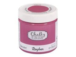 Rayher DecoArt Chalky finish - peinture à base d'eau - rose - 118 ml