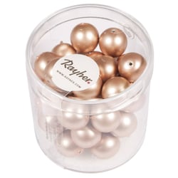 Perles Renaissance dépolie rose antique 10 mm x perles