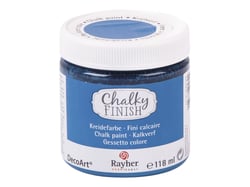 Rayher DecoArt Chalky finish - Peinture - bleu azur - 118 ml