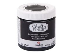 Peinture - DecoArt Chalky Finish - Bois d'Ébène Craie - 118 ml - Rayher