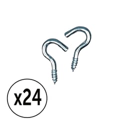 24 crochets vis zinc - 15mm