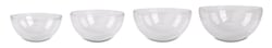 Lot de 4 moules coupes Rayher - 14 à 20 cm