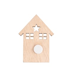 Set de 9 maisonnettes en bois à décorer - Rayher 
