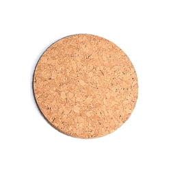 Plaque liège ronde - Diamètre 20 cm