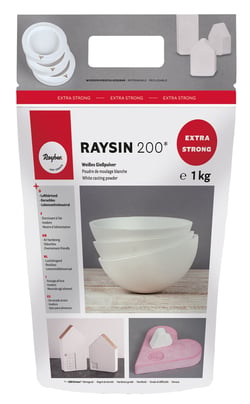 Poudre de moulage Rayher - Raysin 200 - Blanche - 1 kg
