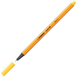 Stylo feutre STABILO point 88 - pointe fine - jaune