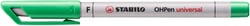 Marqueur STABILO OHPen soluble - 0,7 mm - vert