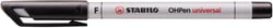Marqueur STABILO OHPen soluble - 0,7 mm - noir