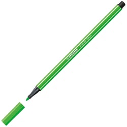 Feutre de dessin pointe moyenne - STABILO - Vert fluo - Pen 68