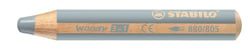 Crayon multi-talents pointe extra-large - STABILO - Argent - Woody 3 in 1