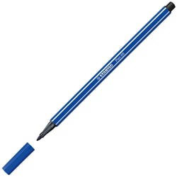 Feutre de dessin pointe moyenne - STABILO - Bleu marine - Pen 68