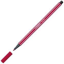 Feutre de dessin pointe moyenne - STABILO - Rouge bordeaux - Pen 68