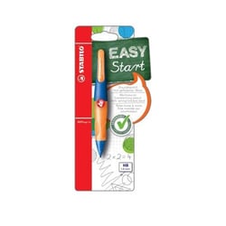 Porte-mine droitier + 3 mines HB STABILO - EASYergo 1.4 - Orange/bleu