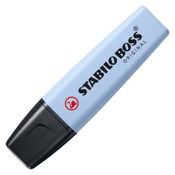 Surligneur pointe large - STABILO - Nuage de bleu - BOSS ORIGINAL Pastel