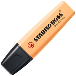Surligneur pointe large - STABILO - Sorbet abricot - BOSS ORIGINAL Pastel