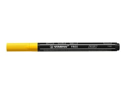 Marqueur pointe fine - STABILO - Jaune - FREE acrylic T100