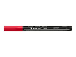 Marqueur pointe fine - STABILO - Rouge foncé - FREE acrylic T100