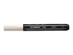 Marqueur pointe moyenne - STABILO - Blanc - FREE acrylic T300