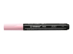 Marqueur pointe moyenne - STABILO - Rose poudré - FREE acrylic T300