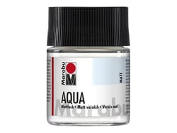 Vernis mat transparent à base d'eau - Marabu Aqua Mattlack 50 ml
