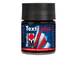 Peinture textile Plus - 50ml - noir