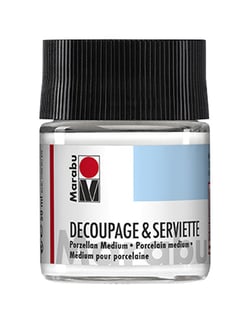 Medium porcelaine Marabu - technique serviette 50 ml