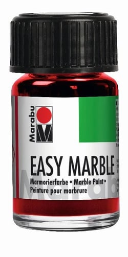 Peinture pour marbrure Marabu Easy Marble - Cerise 031 - 15 ml