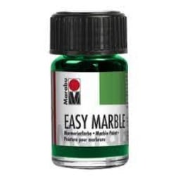 Peinture pour marbrure Marabu Easy Marble - Vert foncé 067 - 15 ml