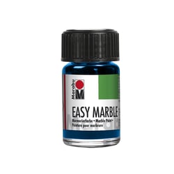 Peinture pour marbrure Marabu Easy Marble - Bleu azur 095 - 15 ml