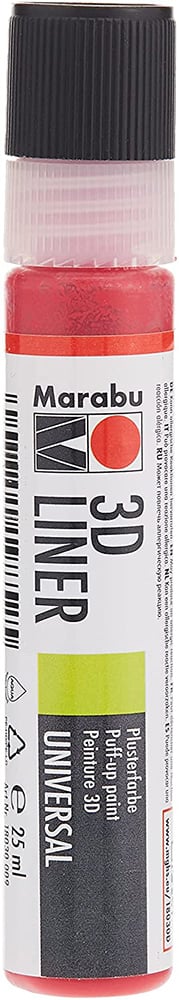 Liner 3D - peinture 3D - 25ml - rouge rubis