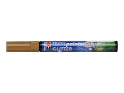 Marqueur textile - Marabu Textil painter Glitter 3mm - brun scintillant