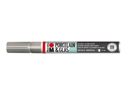 Feutre - Porcelain painter - Argent Mat - 1 - 2 mm - Marabu
