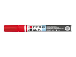 Feutre pour porcelaine & verre - 2-4mm - cerise