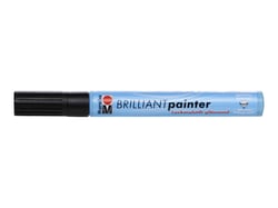 Marabu Brilliant Painter 073 - Marqueur - noir - encre à solvant - 2-4 mm