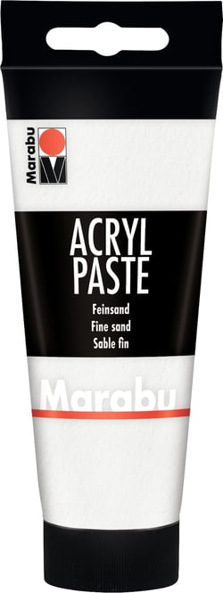 Tube 100 ml de  pâte acrylique Marabu  - Sable fin n°809