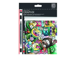 Set 12 feutres Graphix Mega Mash
