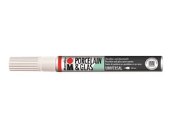Feutre pour porcelaine & verre - 0,8mm - blanc